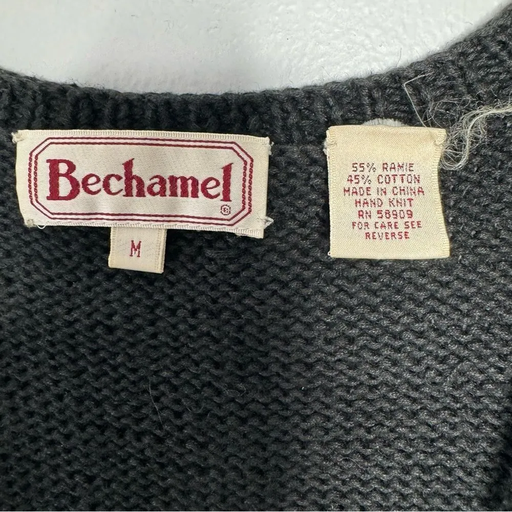 Bechamel Christmas sweater vest Black Size M - Image 4