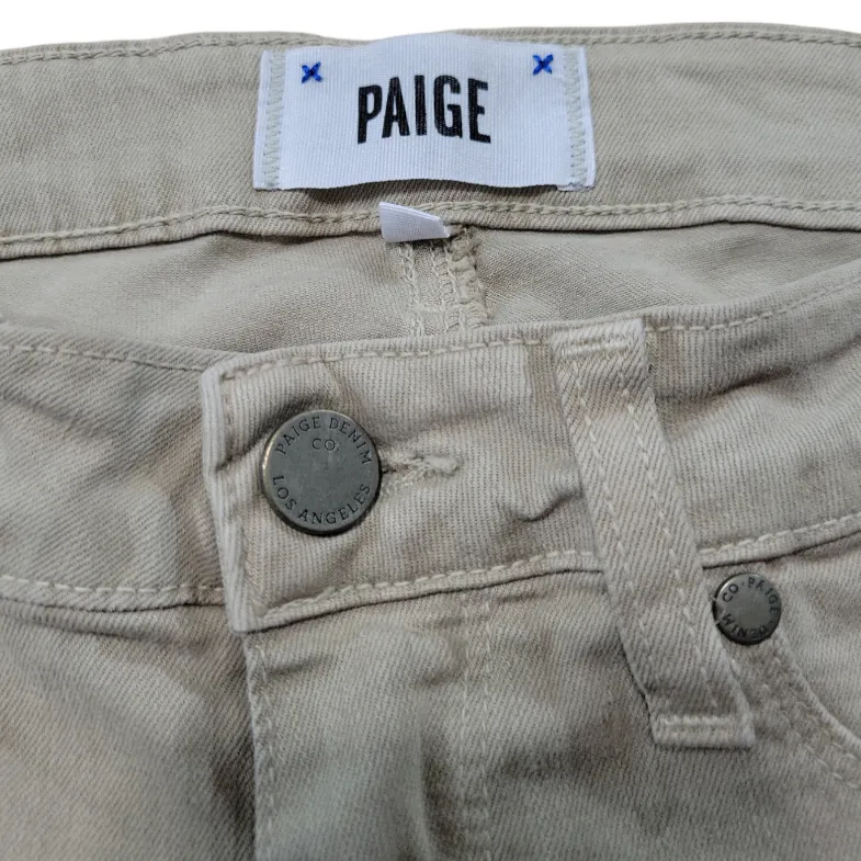 PAIGE Jeans Size 27 W27" x L29" Women's Skinny Jeans Stretch Cedar Silk Coating - Image 9