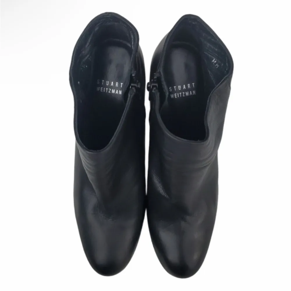 Stuart Weitzman Stuart weitzmen leather ankle bootie heels size 8 like new - Image 6