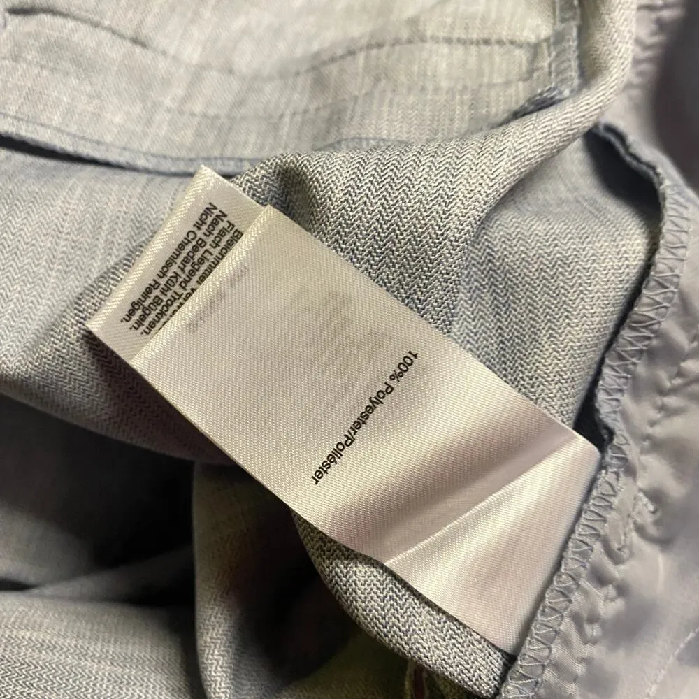 DKNY Gray Flat Front Cropped Ankle Chino Dress Pants Women's Size 6 - Image 8