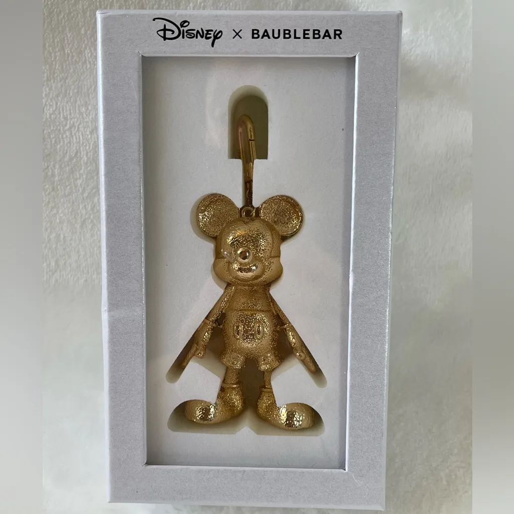 Baublebar Mickey Mouse Bag Charm/ keychain/ Backpack charm - Image 6
