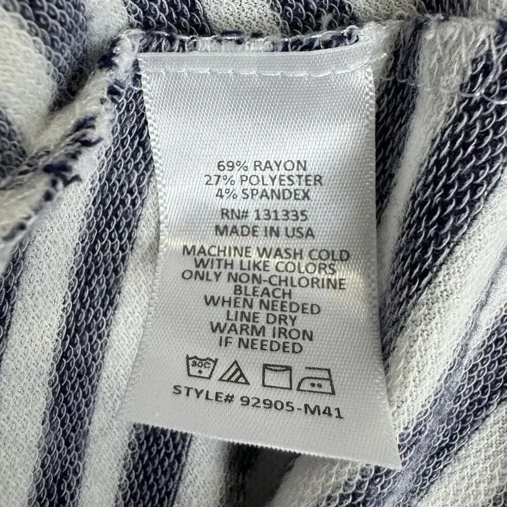 Nine Britton Floral Embroidered Striped Midi Dress Size S Lagenlook Boho Romance - Image 9