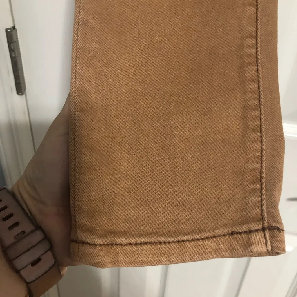 BDG mid rise cigaret ankle jeans‎ camel women’s size 24 x 30  waist measures 26 - Image 8