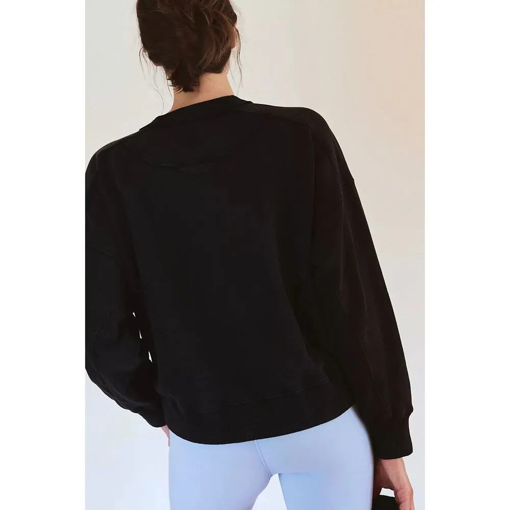 FP Movement x Hatch Intercept Maternity Pullover Size Medium Black - Image 3