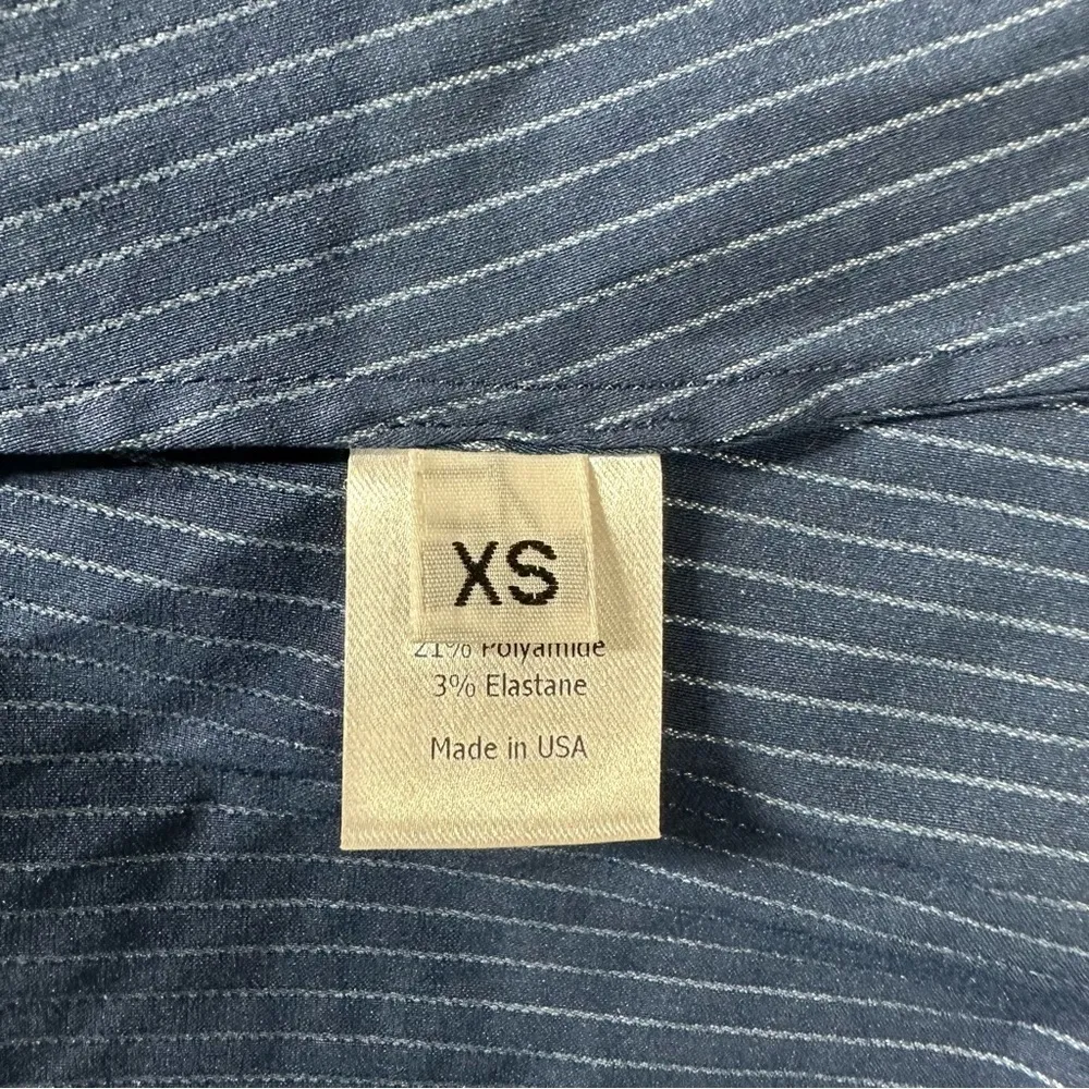 La Ligne Boheme Lace Up Pinstripe Midi Dress Size XS - Image 8