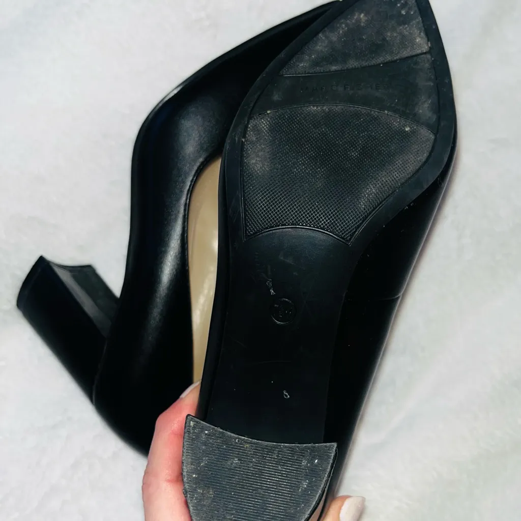 Marc Fisher  Caitlin Black Pointed Toe Heels sz 7.5 - Image 7