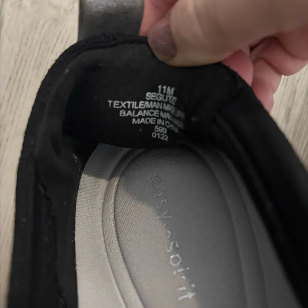 Black and Gray Women's Easy Spirit Glitz Slip - Image 11