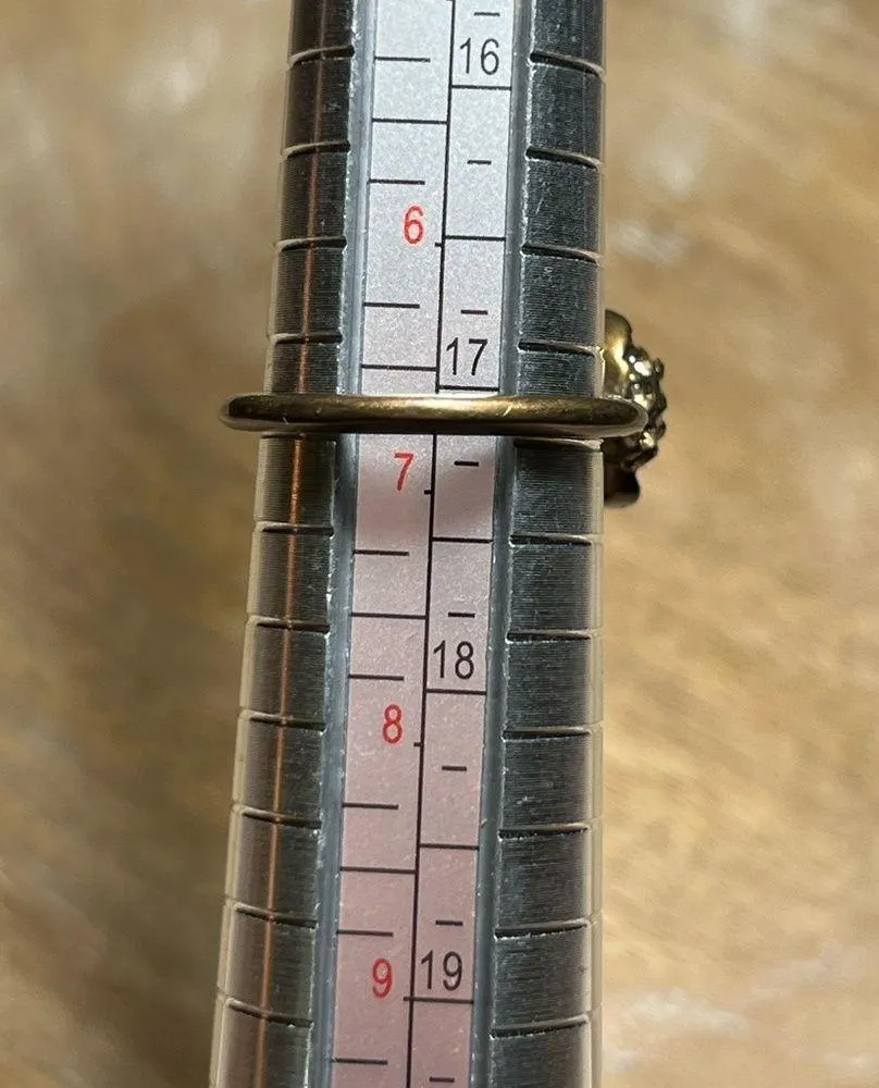 Betsey Johnson Bird, Heart, Skull & Turquoise Flower Ring Set RARE - Image 13