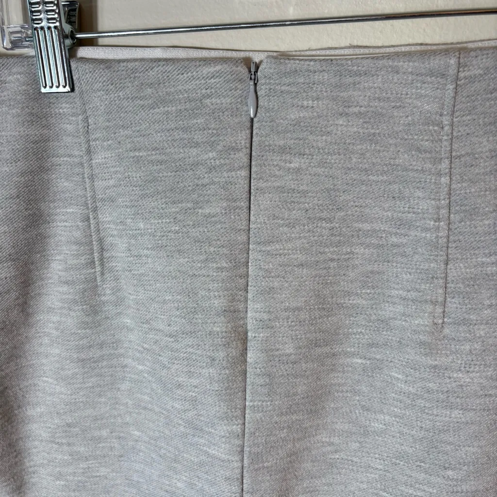 MM LaFleur The‎ Crosby Skirt Twill Ponte Light Heather Gray Size +3 (3X / 22–24) - Image 4