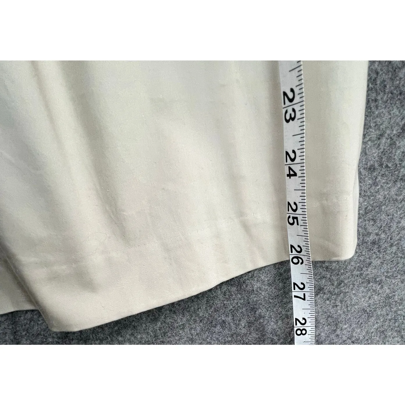 Eva Mendes NYC Midi Dress XS Brown Cream Off The Shoulder Belted Cottage Classic - Image 7