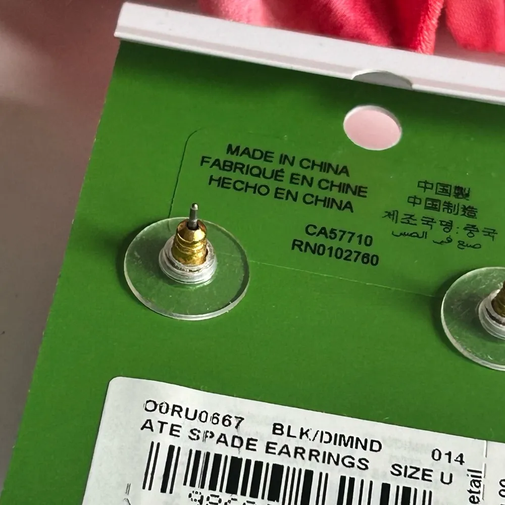 kate spade Black Diamond Crystal Gumdrop Earrings - Image 6