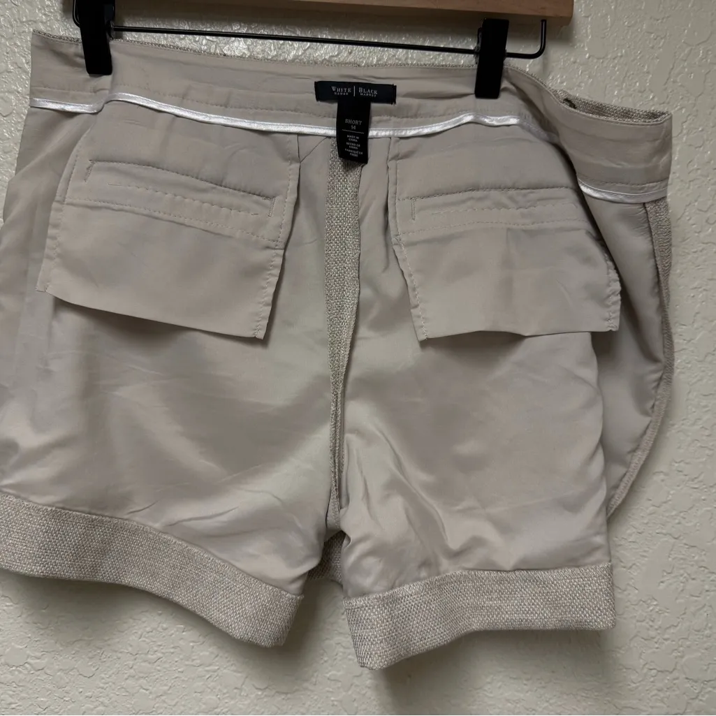 WHBM White House Black Market Cream Shorts Size 14 Short - Image 13