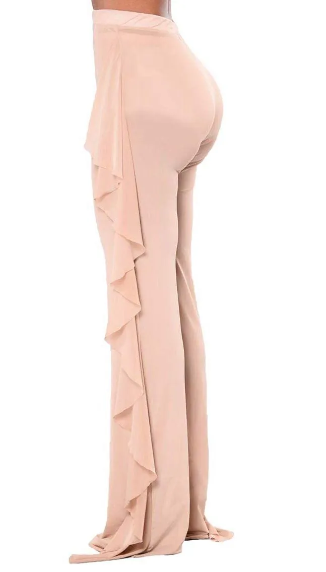 Bikini Cover Up Fringe Bottoms Pink - Image 3