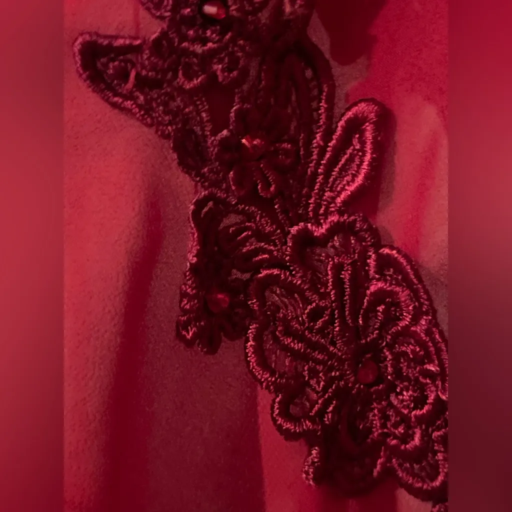 Studio 1 Elegant Red Women's Top size 12 - Image 3