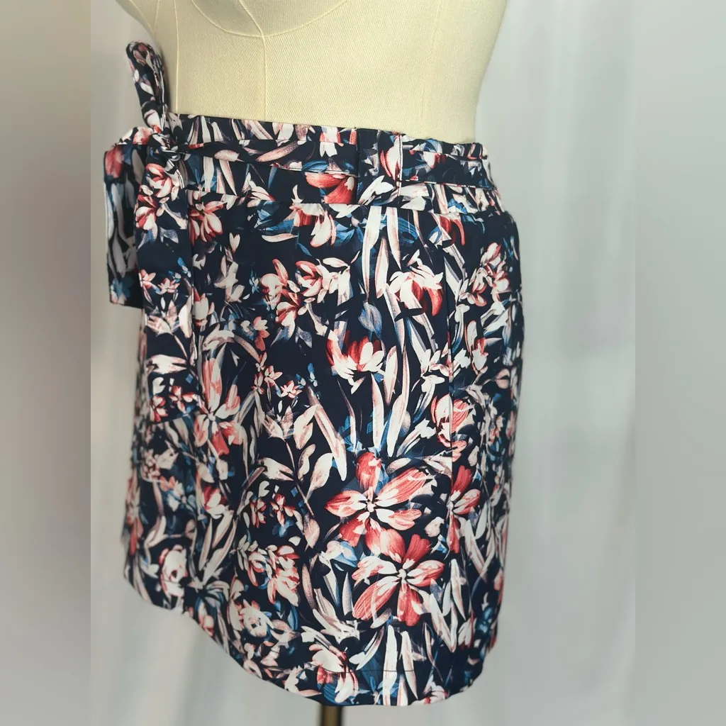 St. John's Bay Floral Tie-Waist Skort with Side Pockets (1032) - Image 5