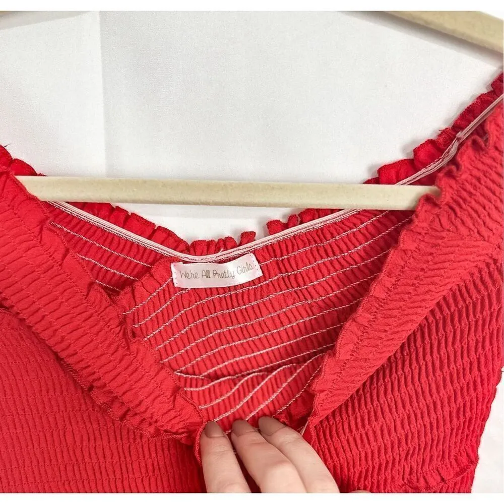 We’re All Pretty Girls Dress Red - Image 3