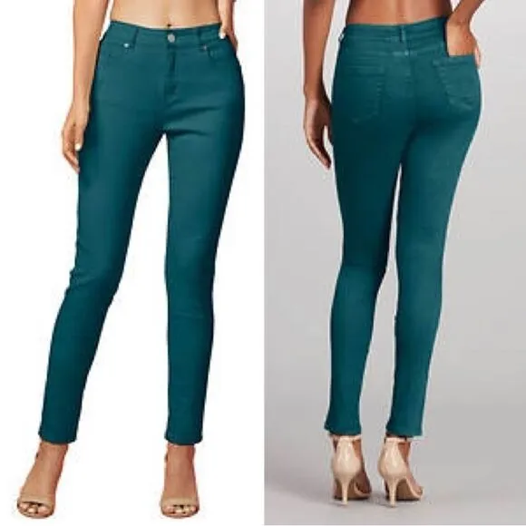 Rue21 Green Freedom Flex Mid Rise Skinny Jeans - Image 2