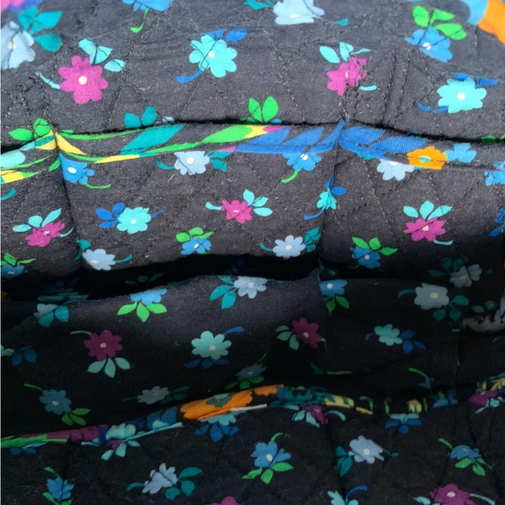 Vera Bradley Midnight Blues Floral Shoulder Bag - Image 8