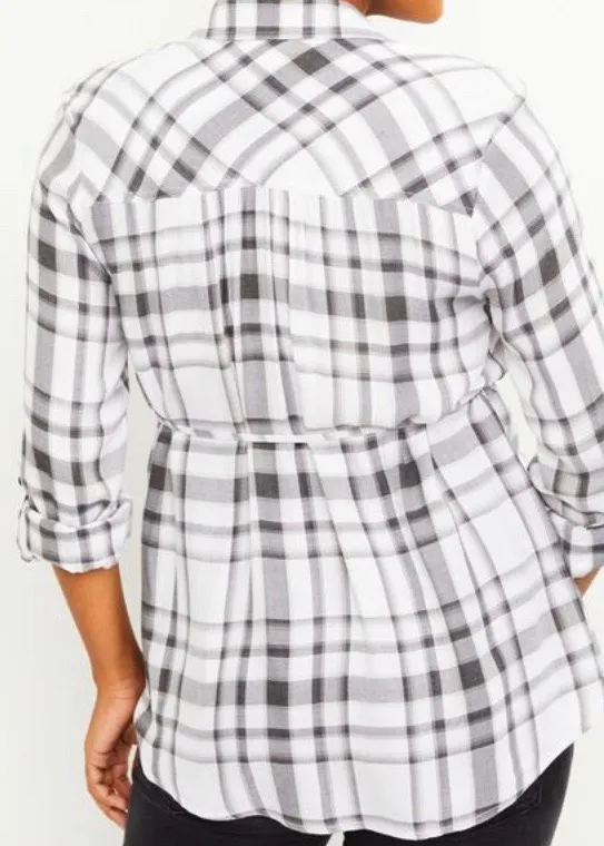 A Pea in the Pod Maternity Cotton Shirt  - Image 2