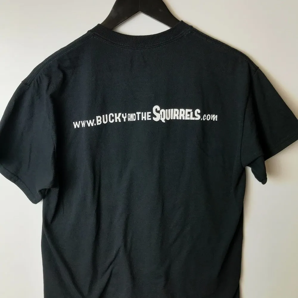 Bucky & The Squirrels T Shirt Rock Band Movie Tee Promo Film Black Medium M Logo - Image 14