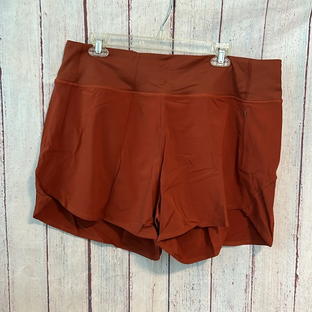 NWT Outdoor Voices Hudson 4" Shorts In Saddle - Image 2