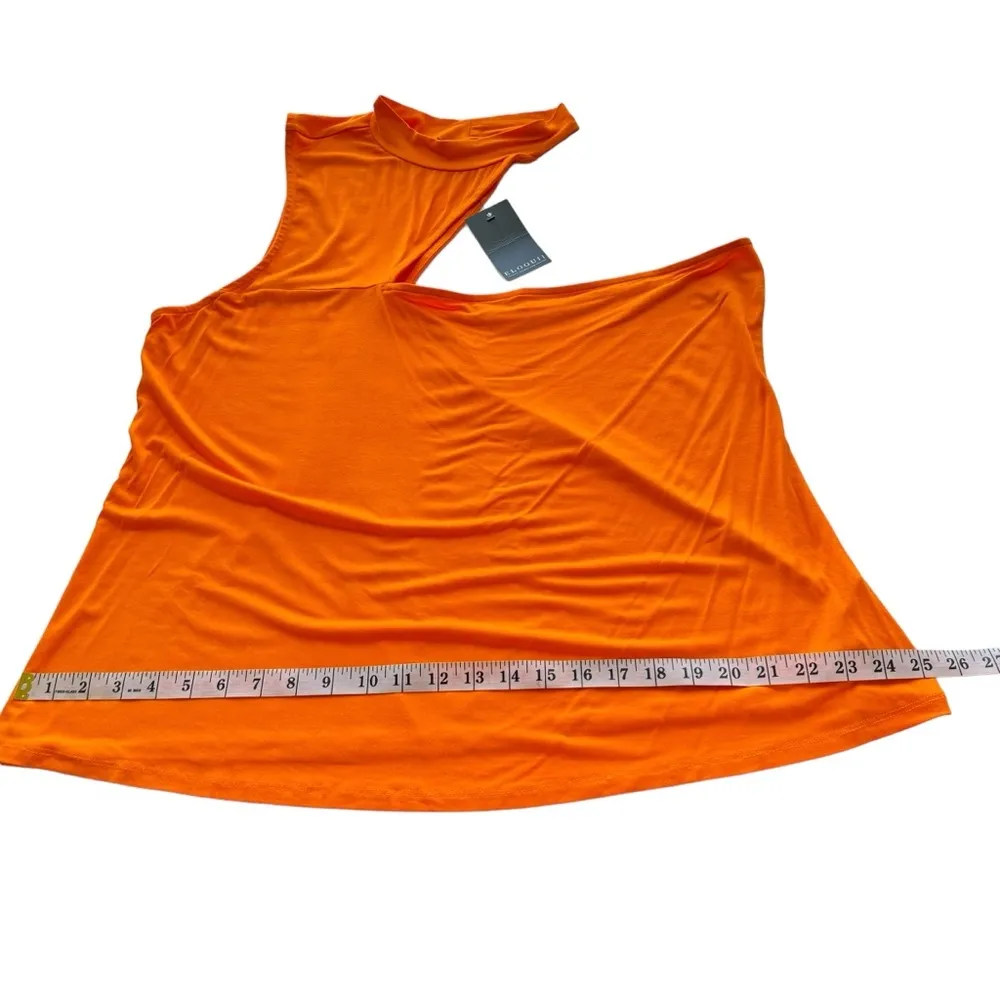 NWT ELOQUII‎ Plus Size 22/24 Sleeveless Cutout Orange T-Shirt Top Basic New - Image 7
