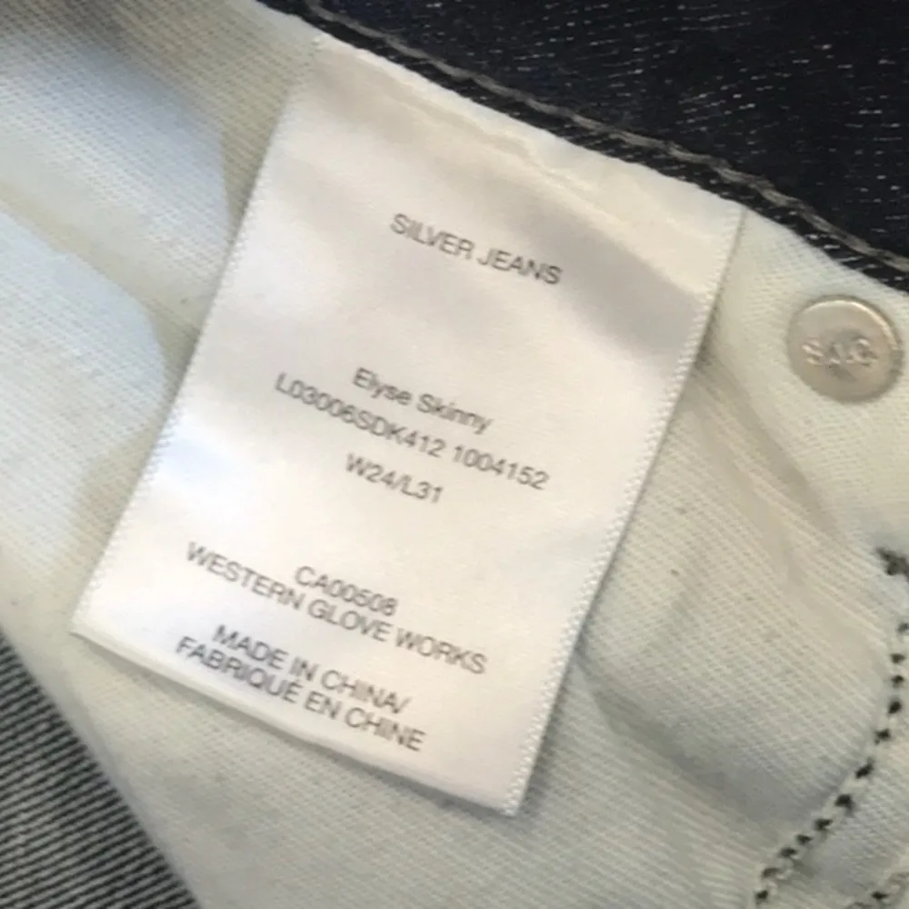 Silver Jeans Elyse Skinny Dark Wash Jeans - Image 8