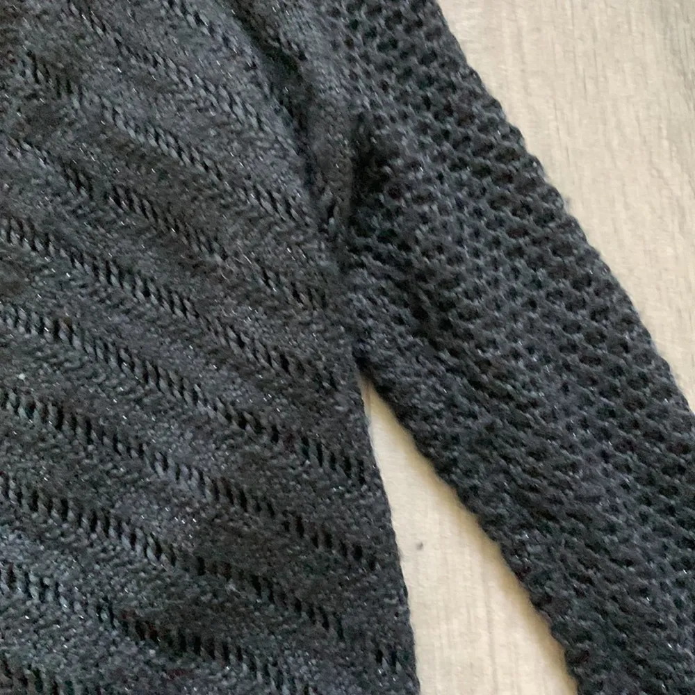 American eagle outfitters black sparkle open cardigan - Image 2