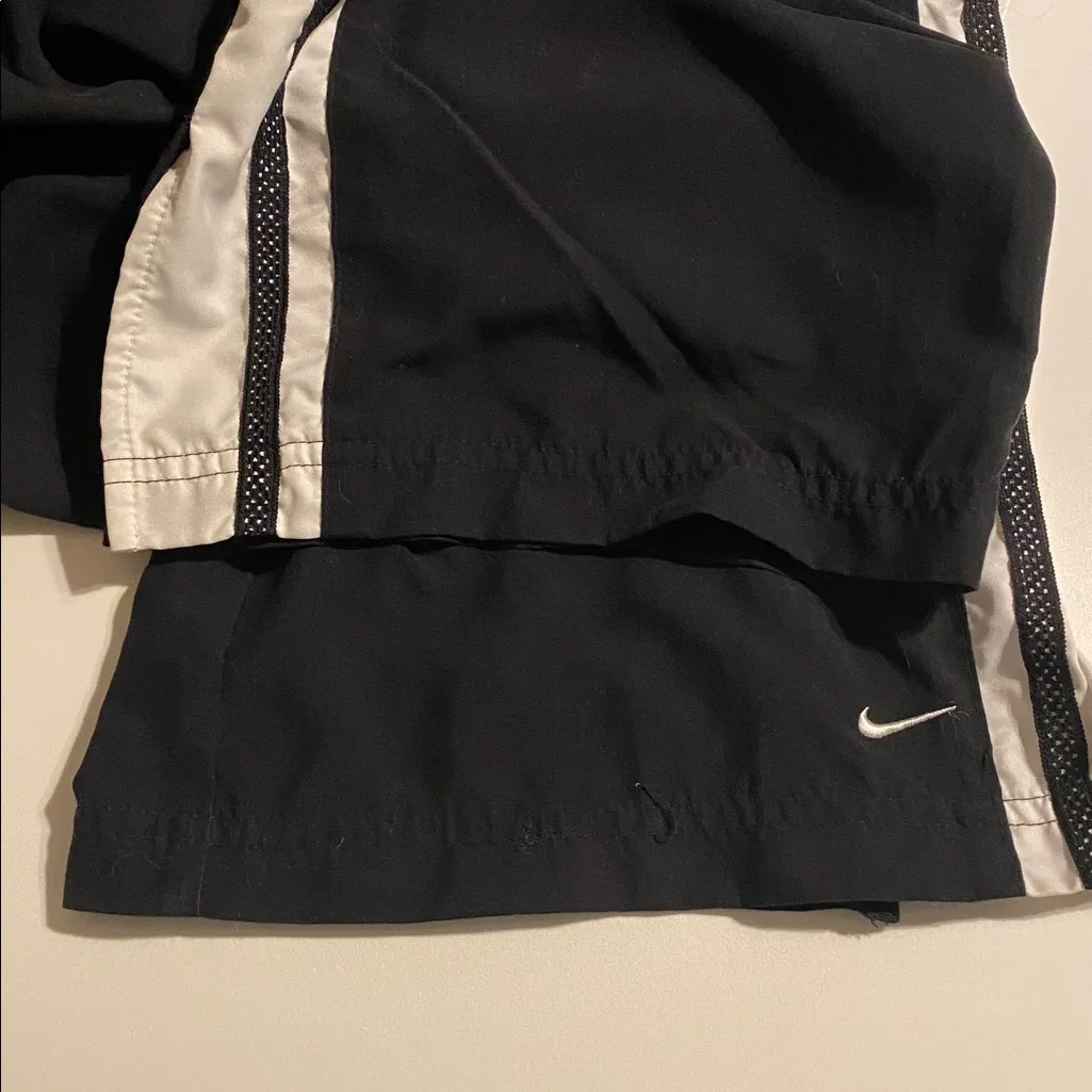 Women’s vintage Nike track pants black white striped XL 16/18 Y2K - Image 11