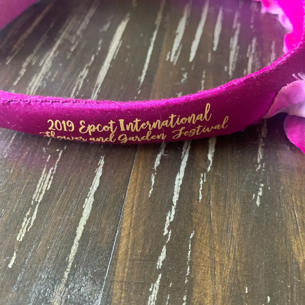 Disney Parks 2019 Epcot Flower and Garden Festival Glitter Ears Headband Lemons - Image 3