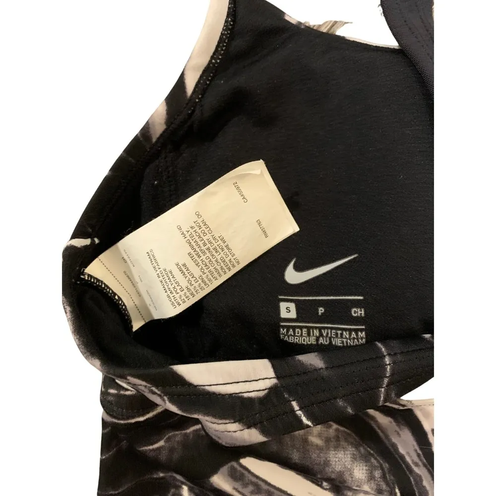 Nike * Marble Tankini Top Modest Swim Wear Size Small - Image 4