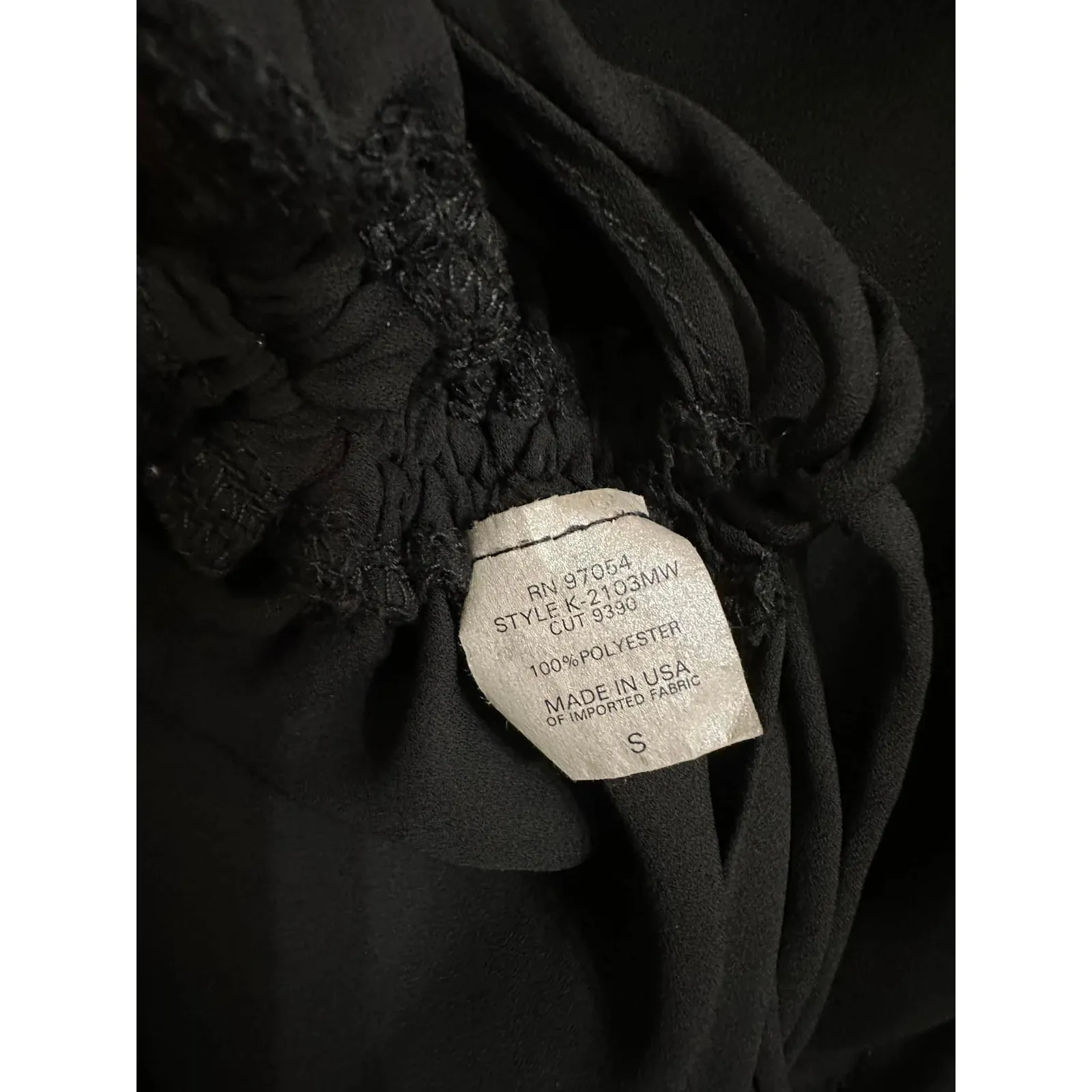 Krisa Women‎ Black Cami Ruched Drawstring Mini Bodycon Dress Size Small NWT - Image 6