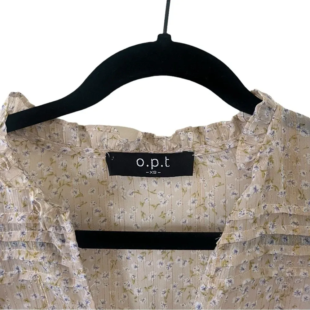 Tuckernuck O.P.T Golden Tiered Floral Dress - Image 6