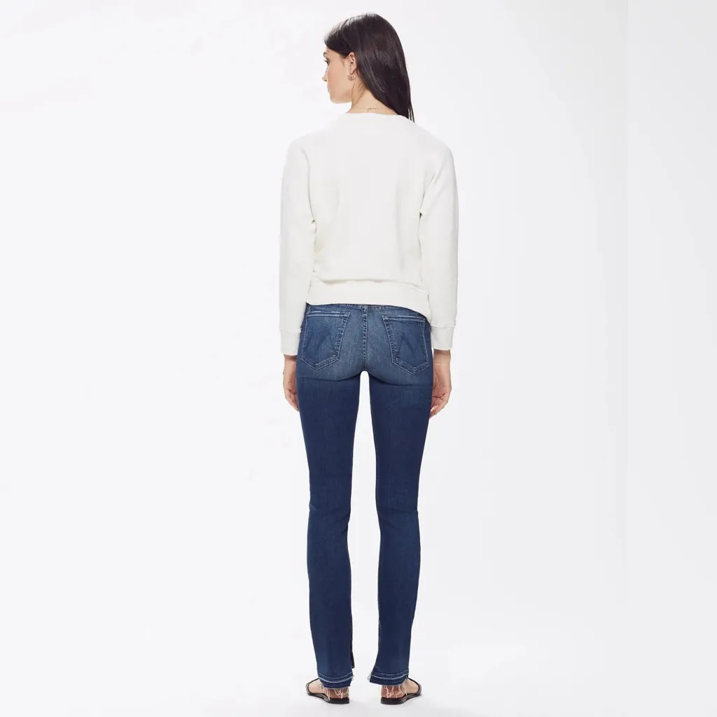 MOTHER The Rascal Slit Undone Hem Blue Size 28 - Image 3