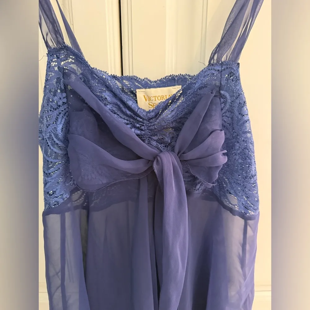 Victoria secret Light purple Lace Chemise set S - Image 4
