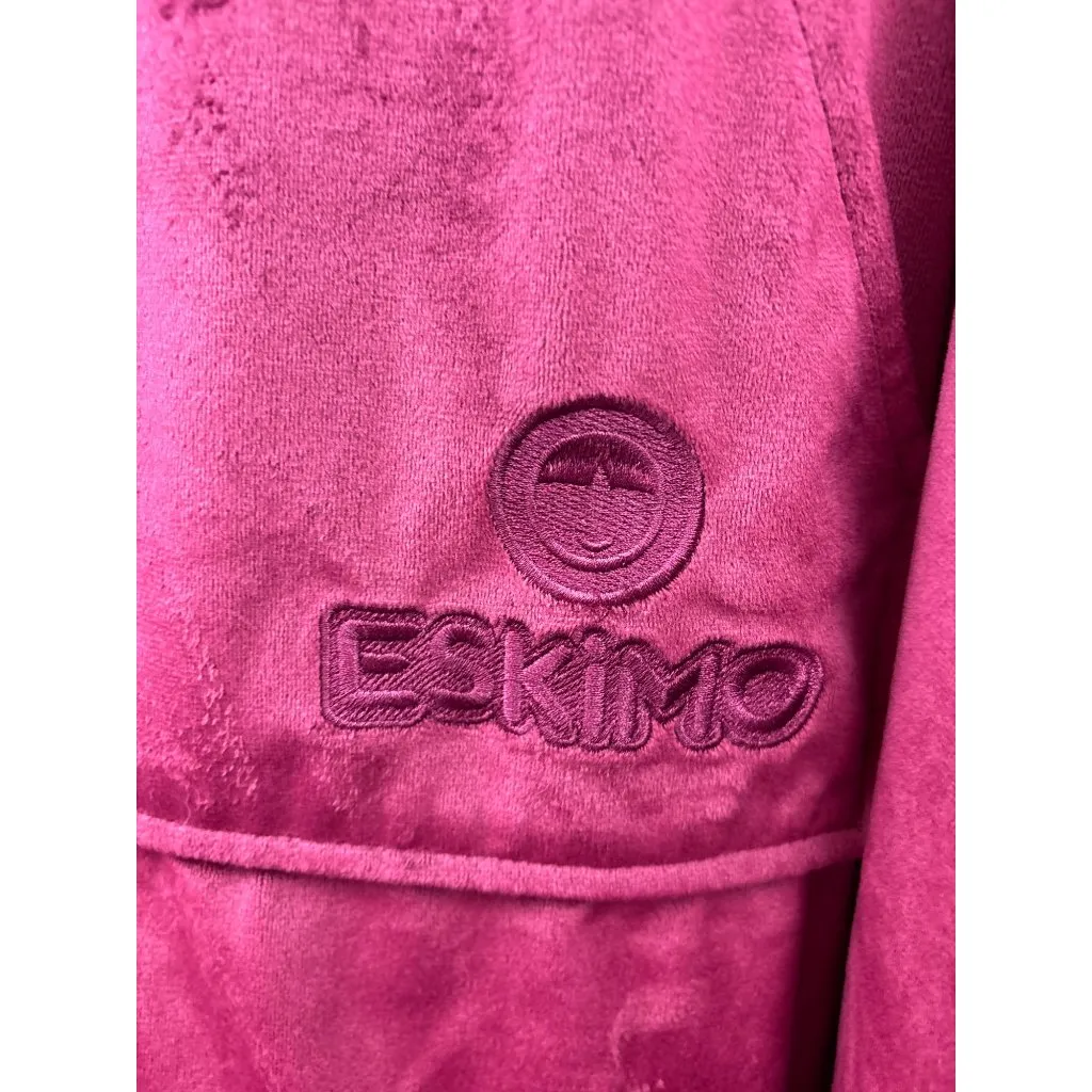 Unisex Eskimo Large Velour & Sheep Fur Hoodie Mumu - Image 3
