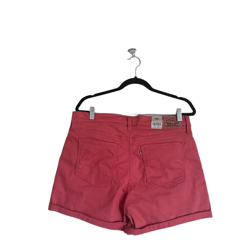 NWT LEVI'S MID LENGTH WOMEN'S SHORTS Color:  Burnt Sienna - Brown - Image 6
