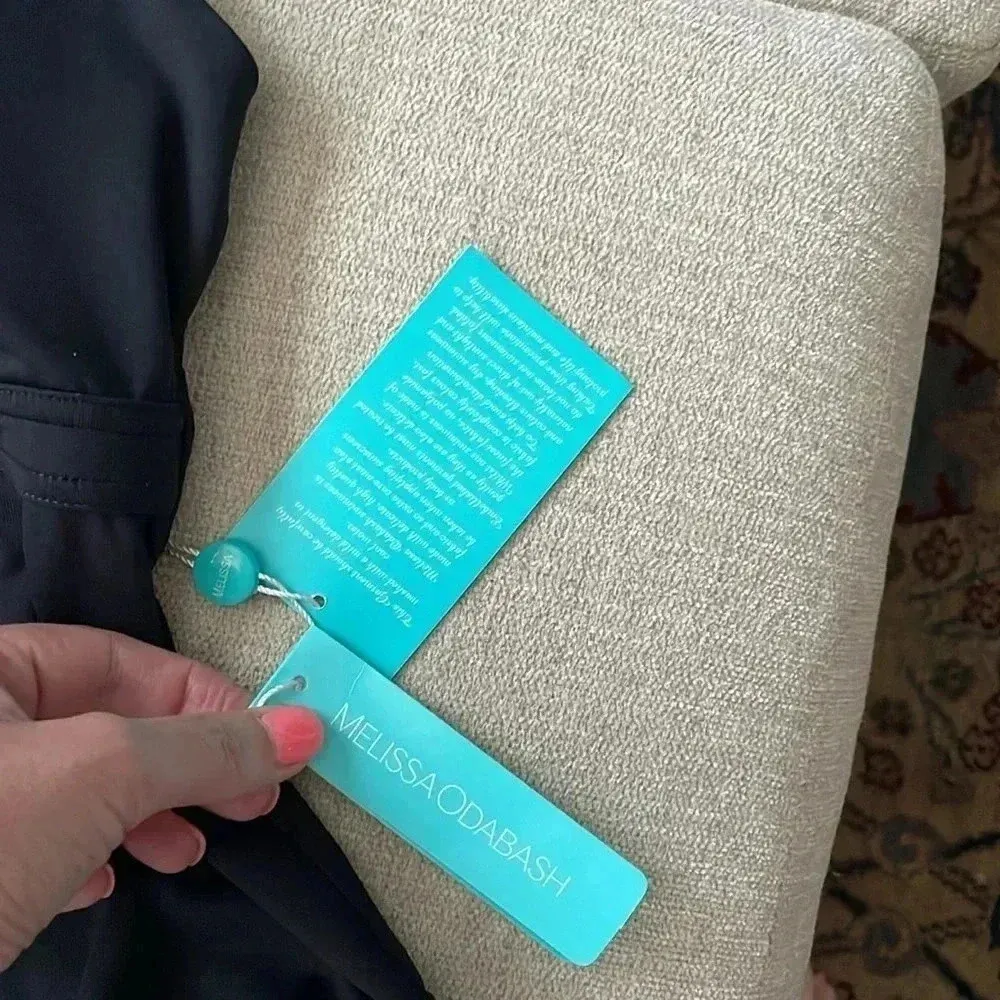 Melissa Odabash Cos Kor One Piece Swimsuit Black Size 4 - Image 4