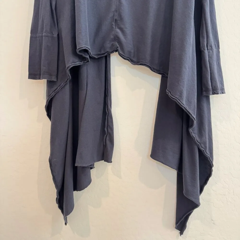 Pete & Greta Open Front Cardigan Top Johnny Was in Faded Black Boho Size Medium - Image 8