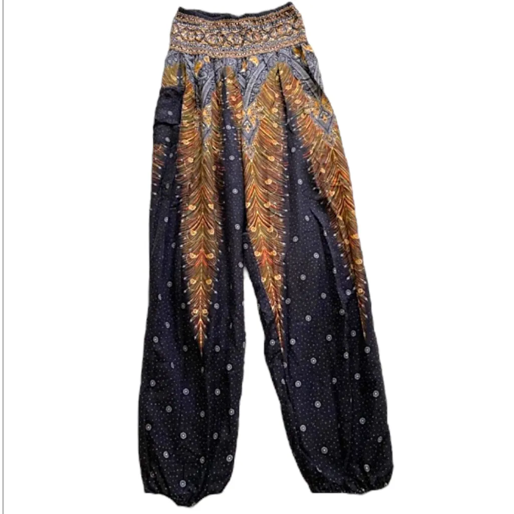 Bohemian Multicolor Women's Harem Pants & Inspirational Tees Bundle - Image 9