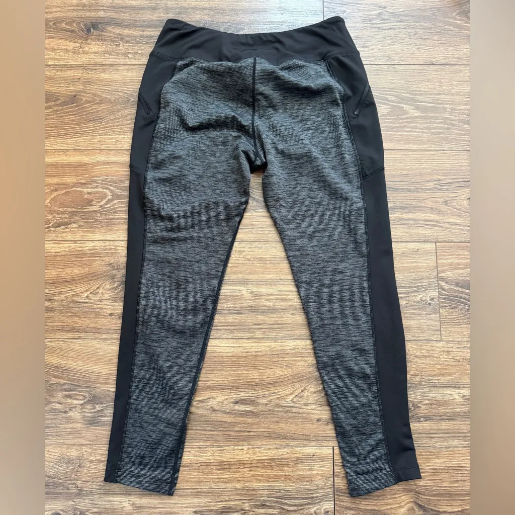 Athletic Works Gray & Black Zip Pocket Workout Pants - Image 3