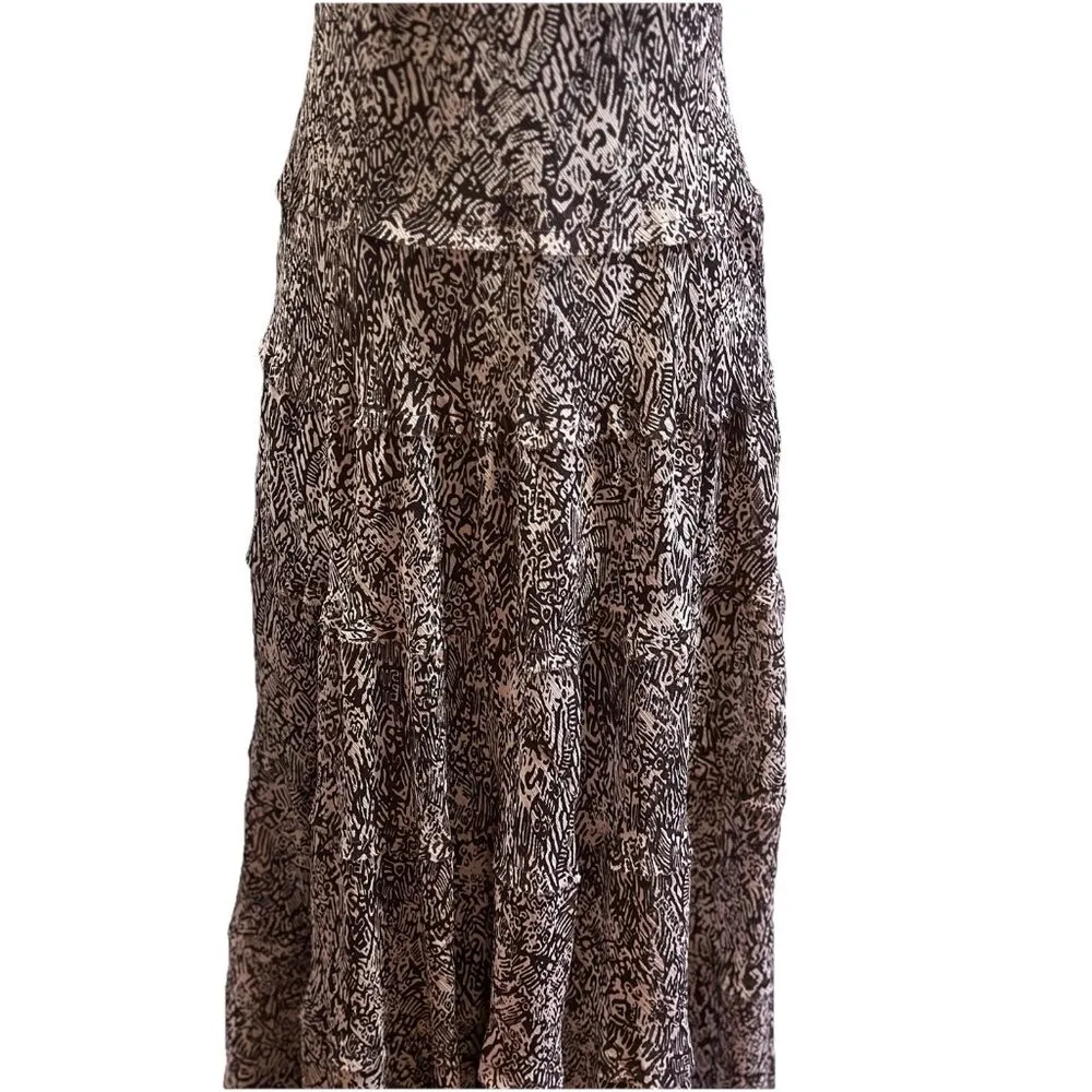 Jones New York Slip Dress Multi-Tiered Scoop-Neck Cottagecore Layered Whimsigoth - Image 4