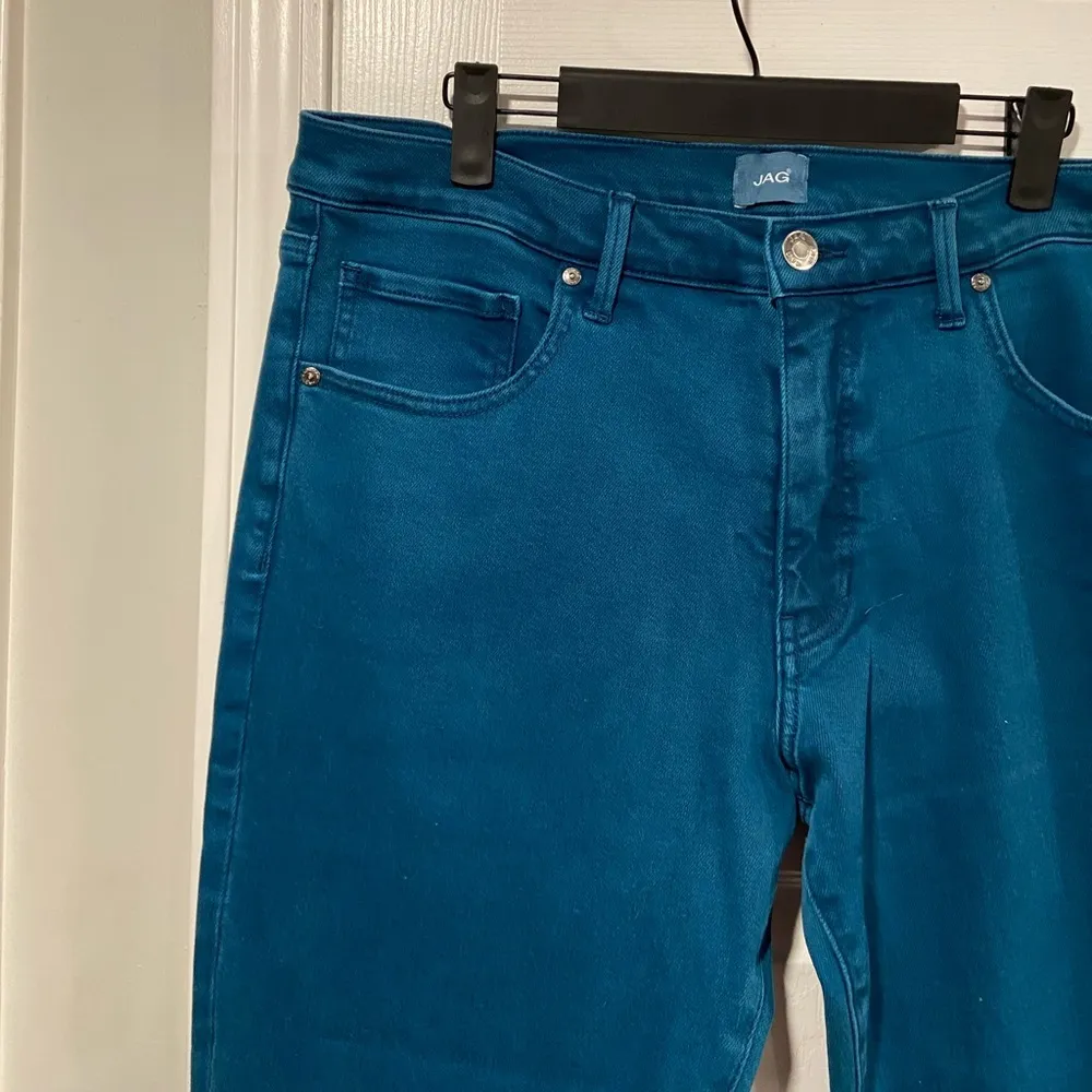 NWT JAG Size 18P Cassie Moroccan Blue Cassie Mid Rise Slim Fit Straight Jeans - Image 2