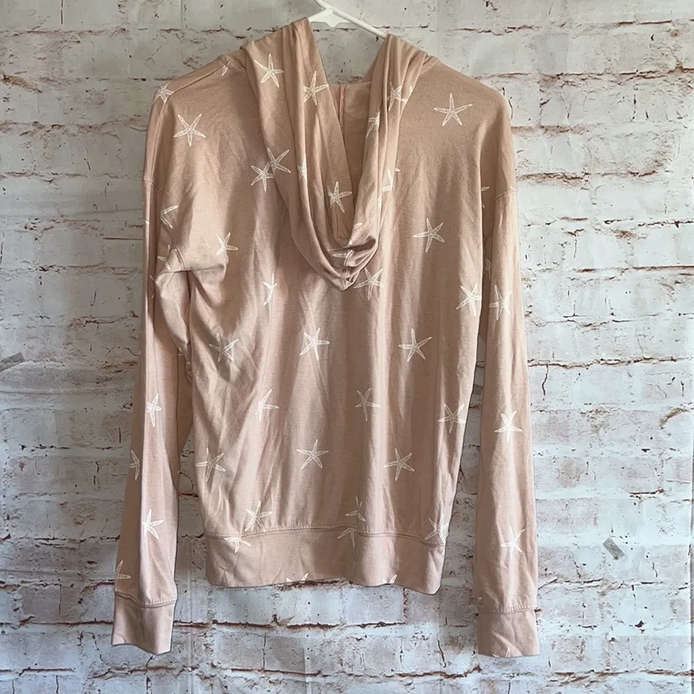 Spiritual Gangster XS Starfish pullover hoodie blush pink lightweight - Image 6