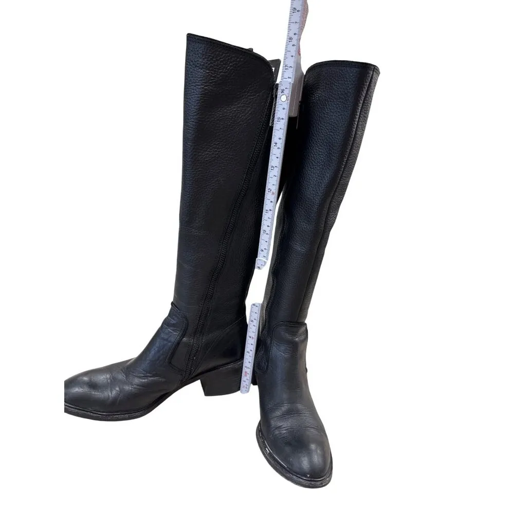 Donald J Pliner Womens Black Leather Knee High Boots Size 6M SKU 7173 - Image 4