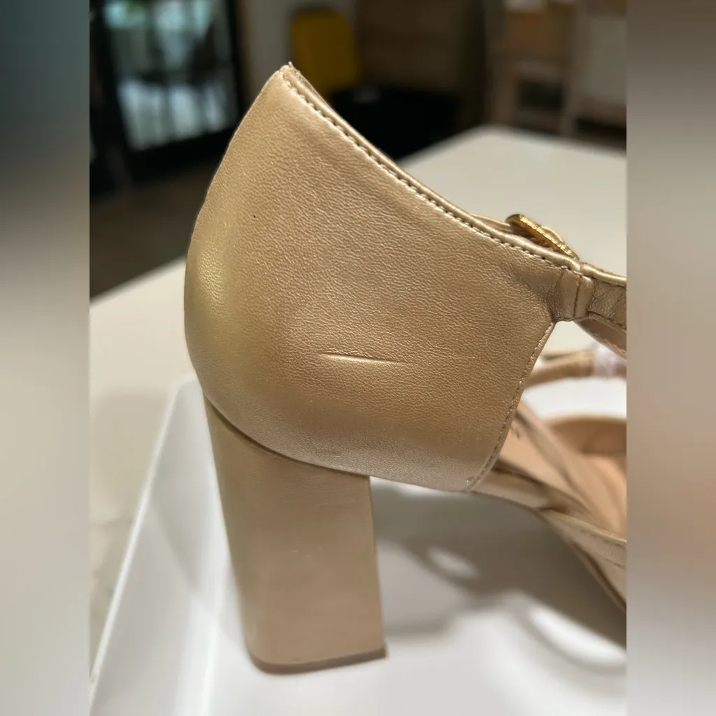 NEW Gold Journee Isadorah Mary Jane Pumps Shoes 8.5 $100 - Image 4