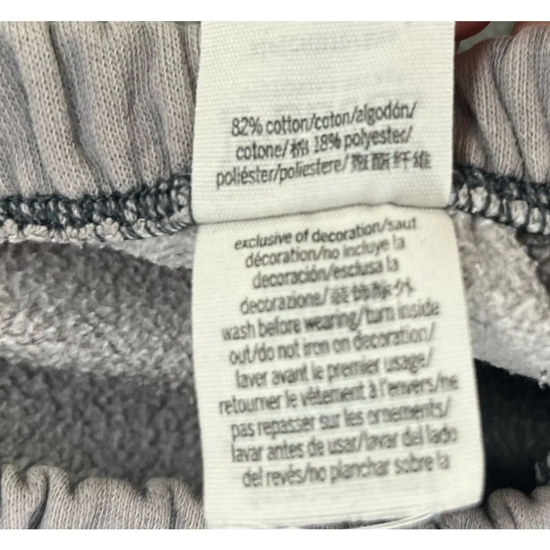 Victorias Secret Pink Jogger Sweatpants S Gray Logo Lounge Sporty Casual Y2K - Image 12