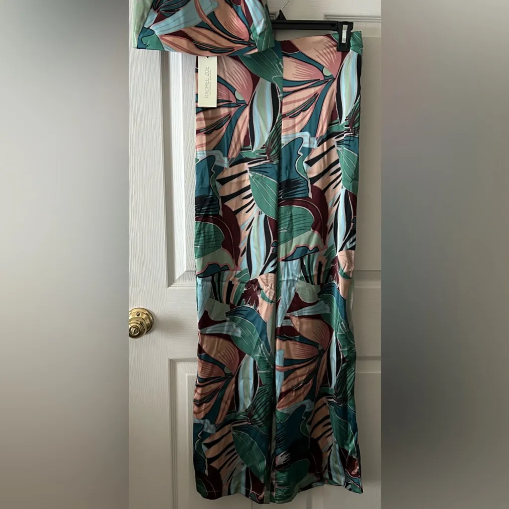 Rachel Zoe Women’s 2-Piece Tropical‎ Halter and Pant Set Size Small NWT - Image 8