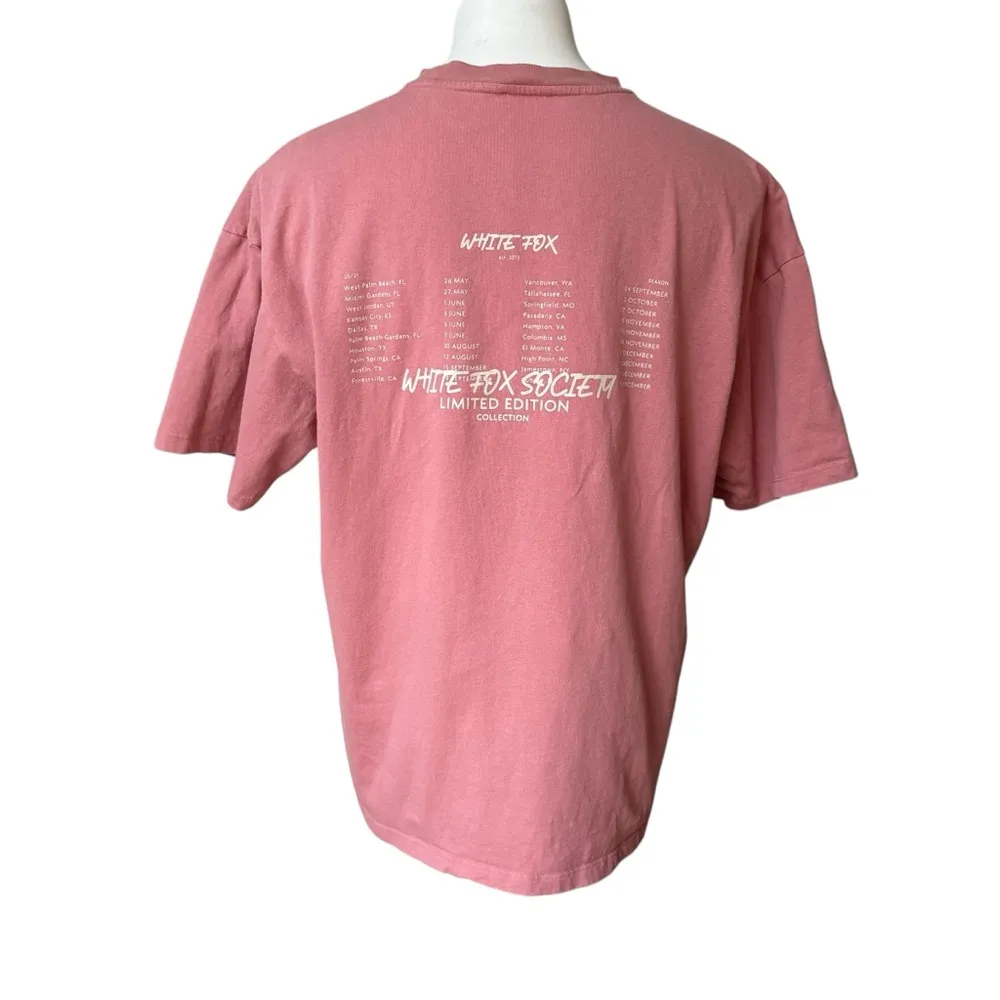 White Fox Limited Edition Oversized Short Sleeve Tee, Sz S/M - Image 2