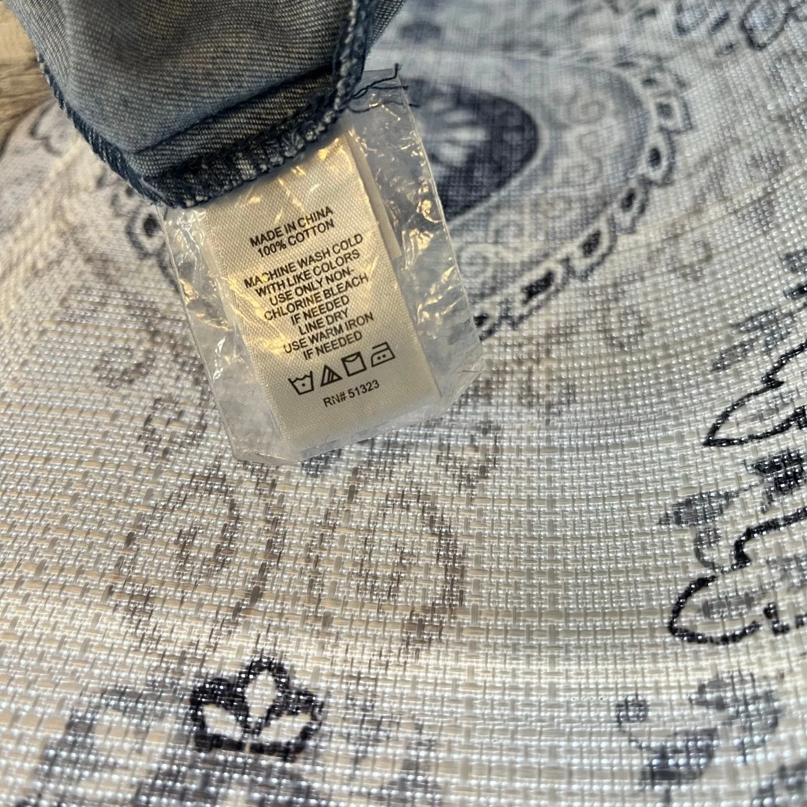 CeCe Chambray‎ Floral Jumpsuit Size Large - Image 9